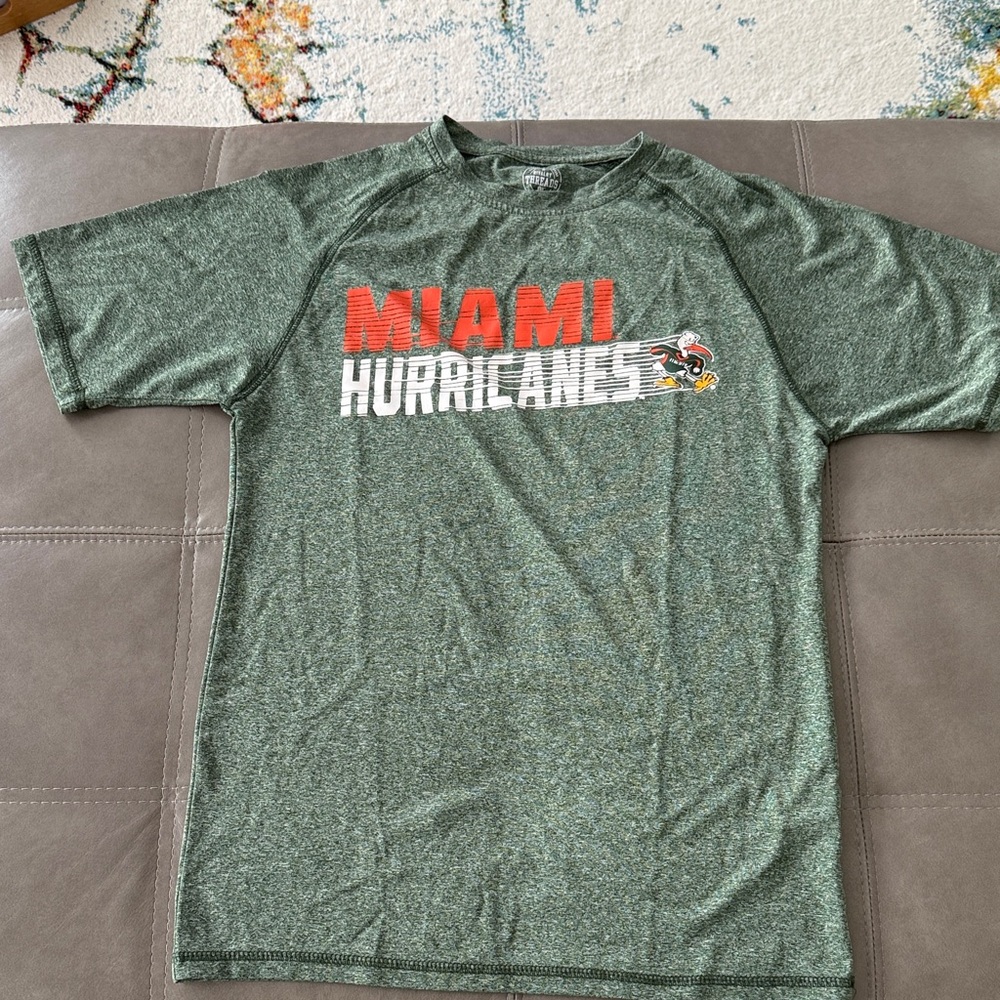 Rivalry Threads Green Miami Hurricanes Tee